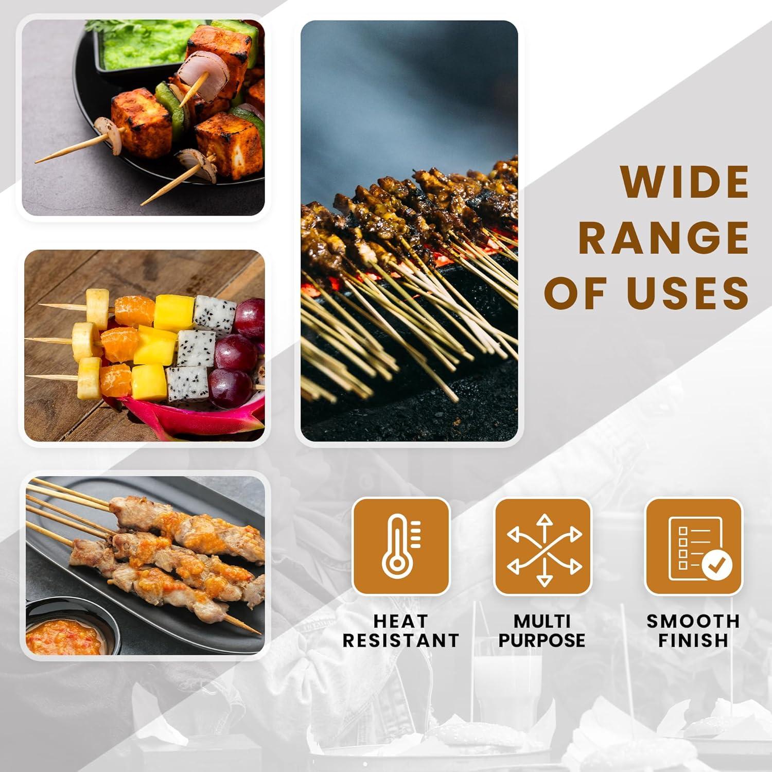 Palitos de Brocheta de Bambú DecorRack 15 cm - Paquete de 400