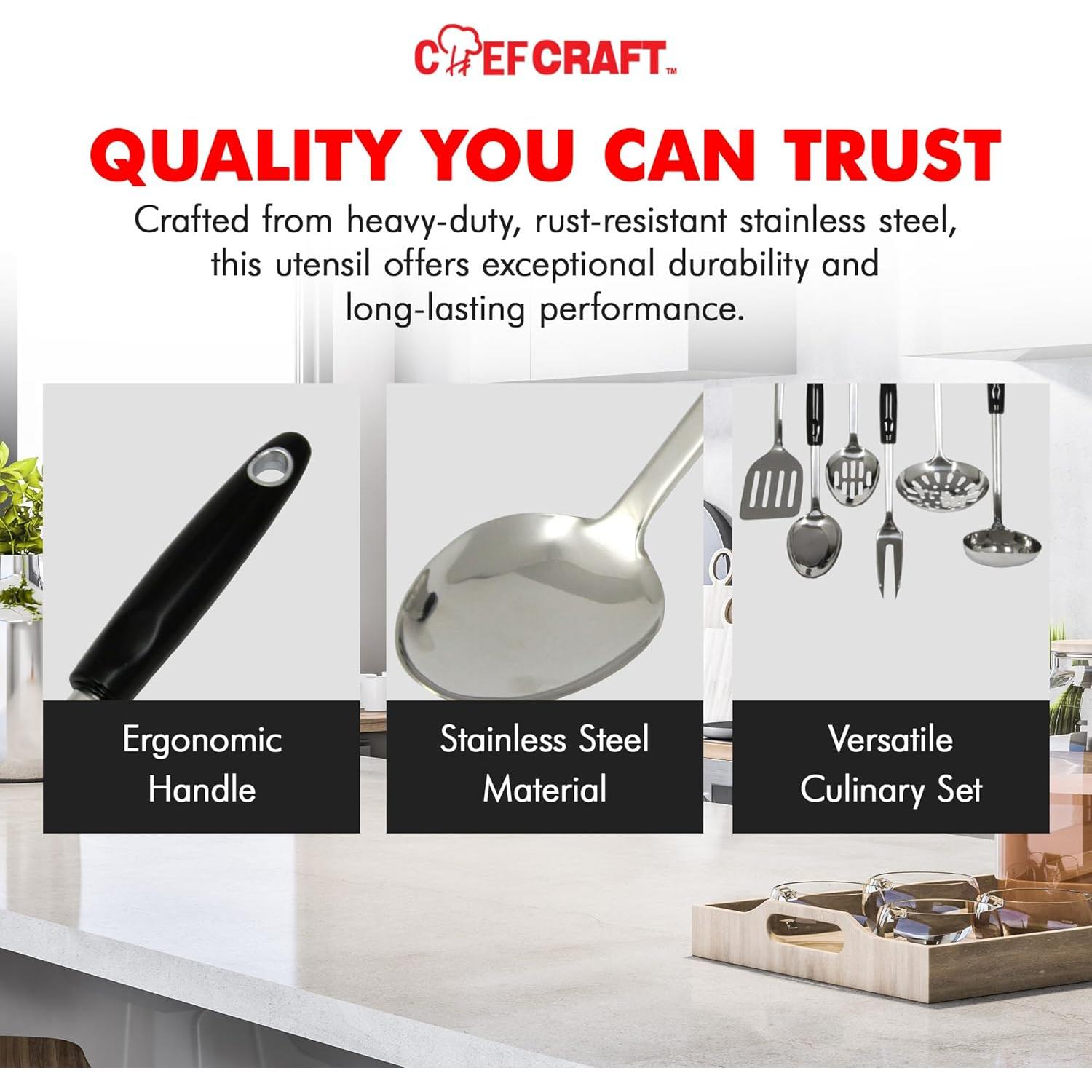 Cuchara de Basting Chef Craft 30.48 cm Acero Inoxidable