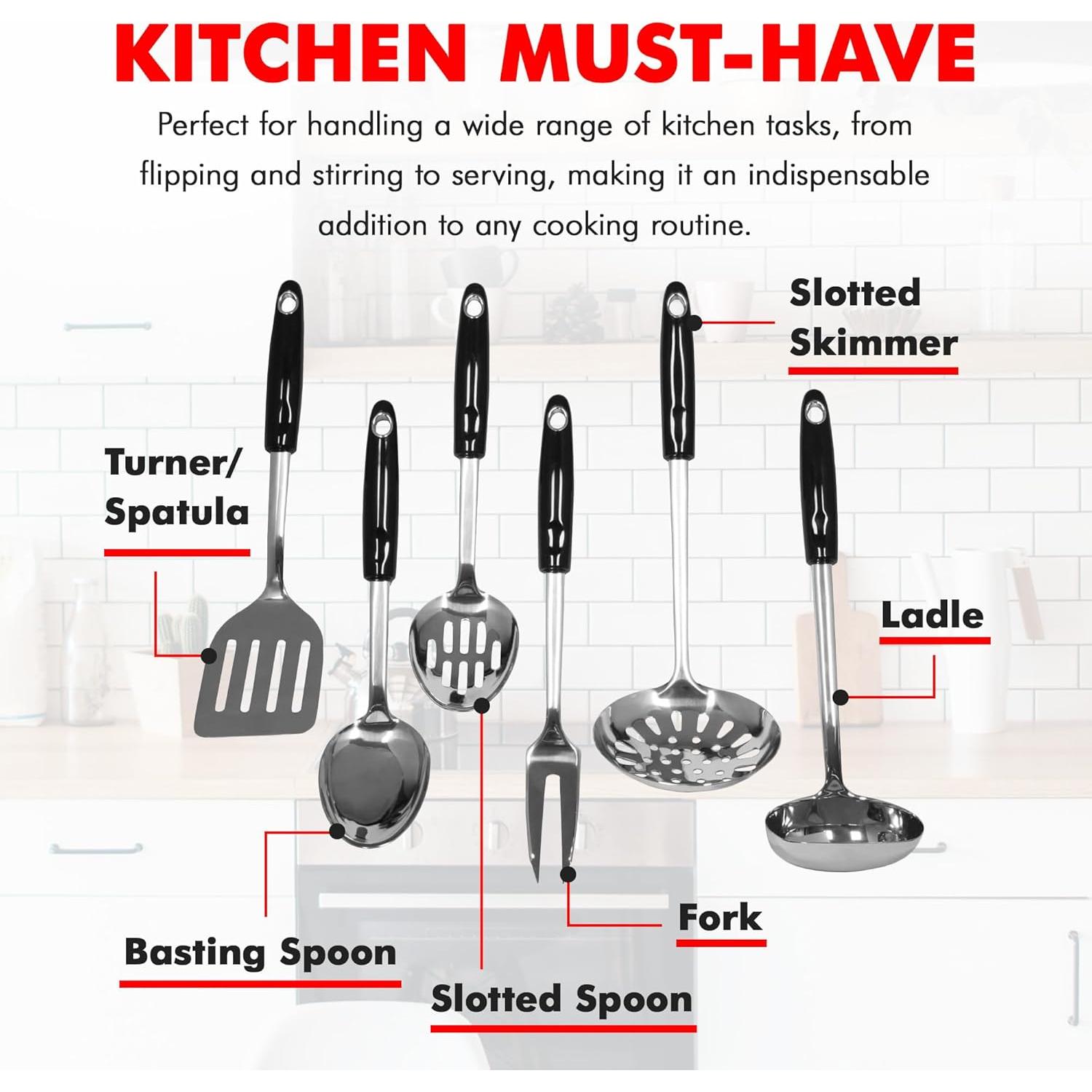 Cuchara de Basting Chef Craft 30.48 cm Acero Inoxidable