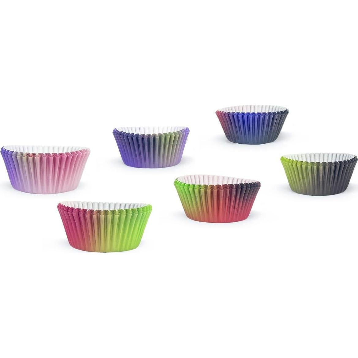 Forros de Cupcake Estándar qiqee 300 Cuentas Negro Rosa