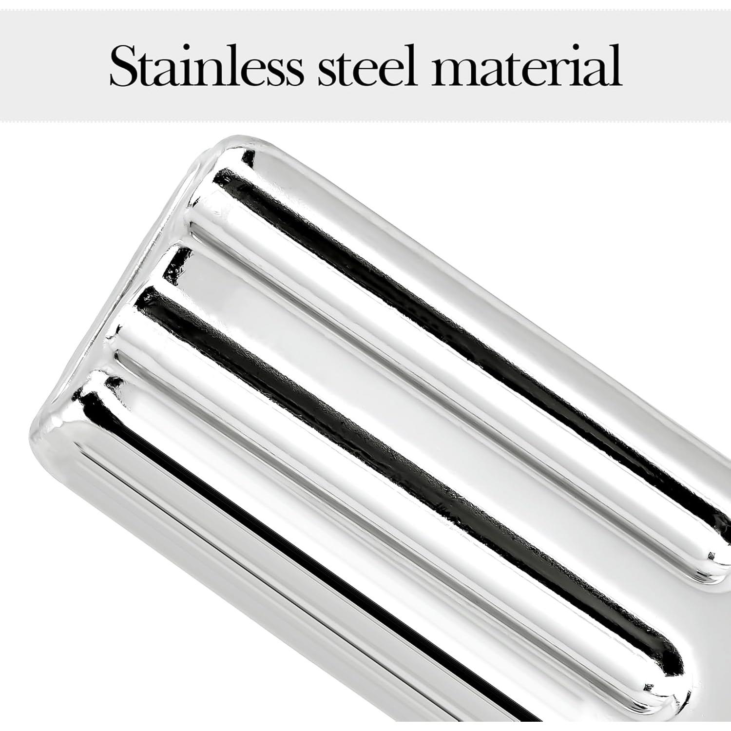 Paquete de 12 Moldes de Paletas de Acero Inoxidable TOCCOOL