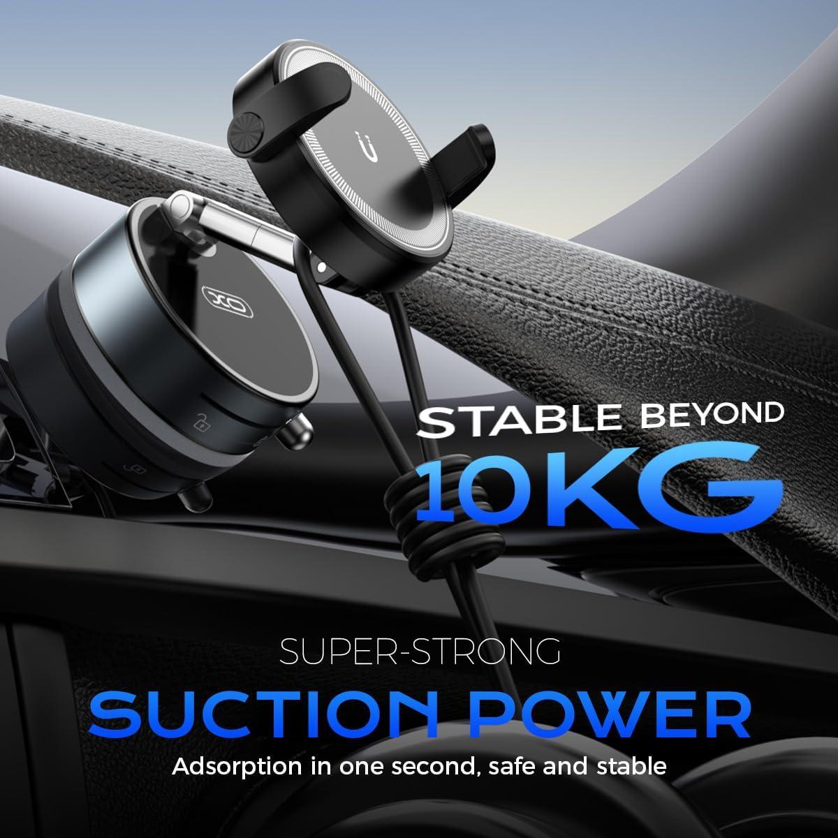 Soporte para teléfono 2 en 1 XO con ventosa ajustable 360°