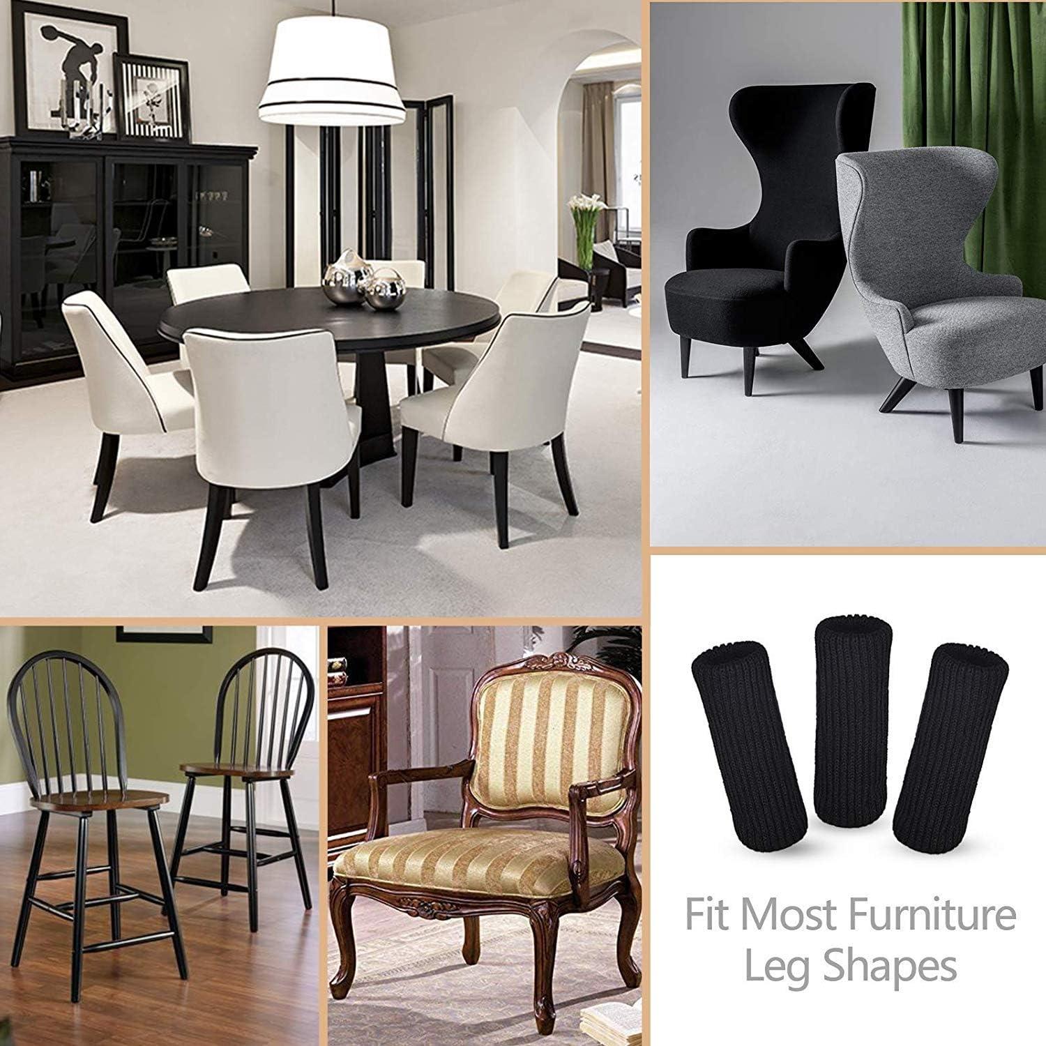 32 Protectores de Patas de Silla OEEKOI - Calcetines Antideslizantes