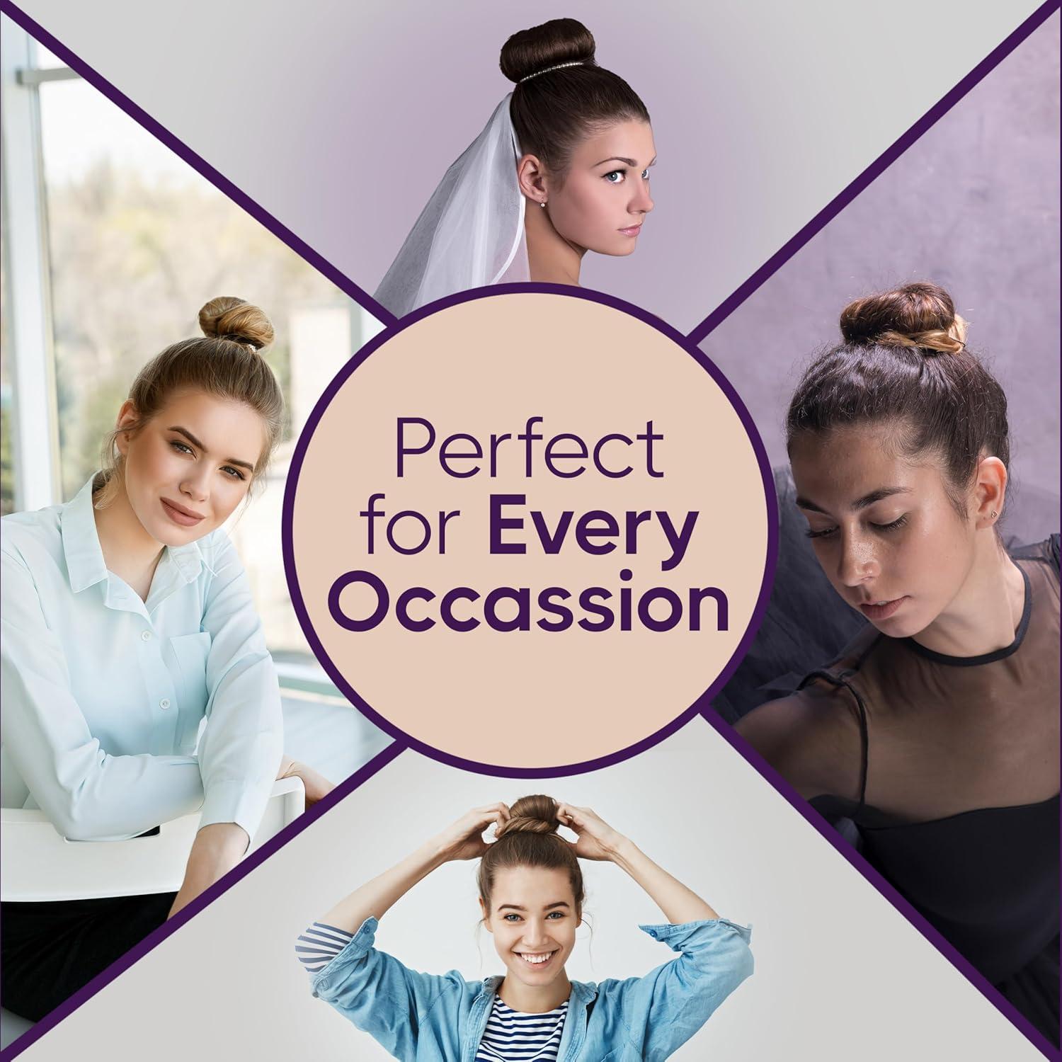 Fabricador de moños Andlane - Clip fácil para cabello largo - Paquete de 2