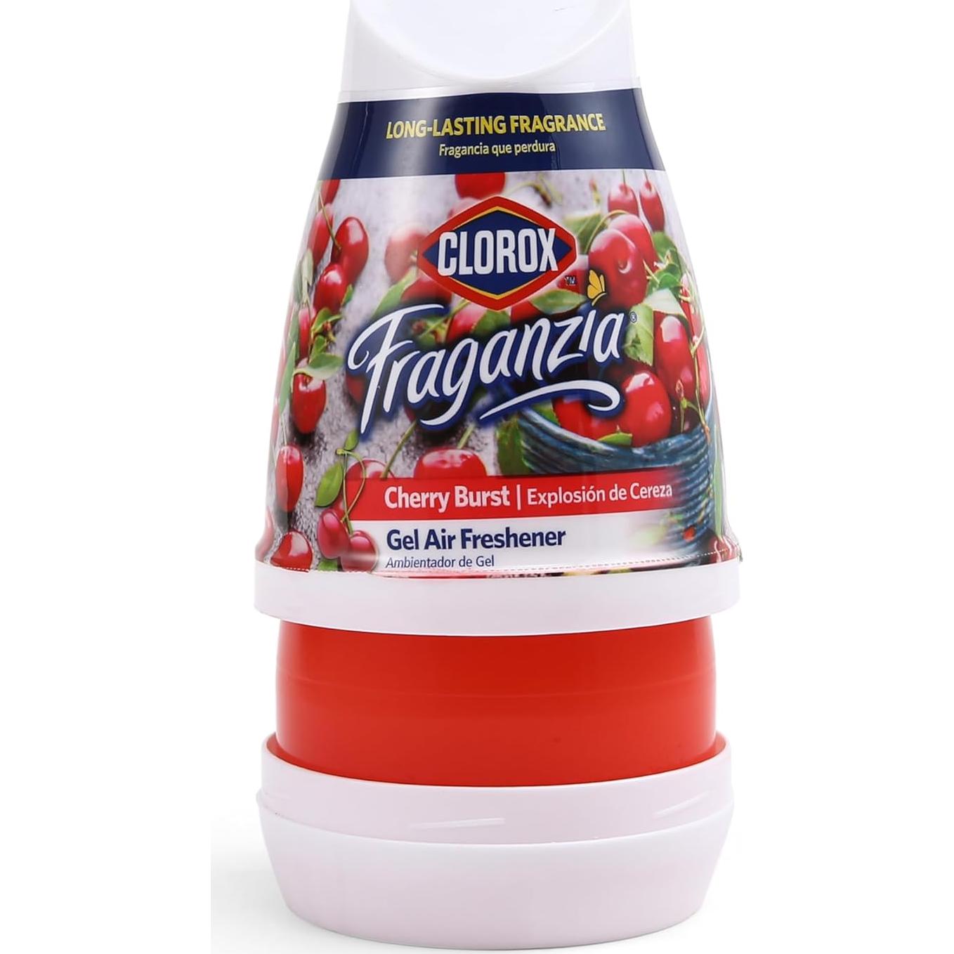 Ambientador en Cono Clorox Fraganzia 170g Aroma Cereza