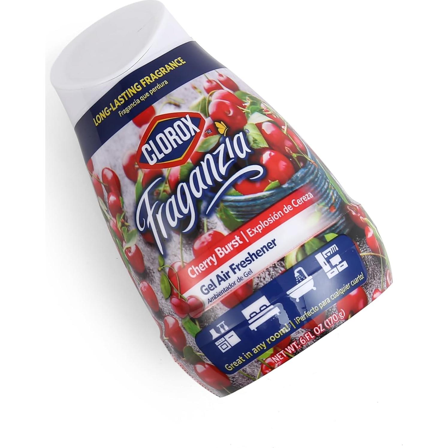 Ambientador en Cono Clorox Fraganzia 170g Aroma Cereza
