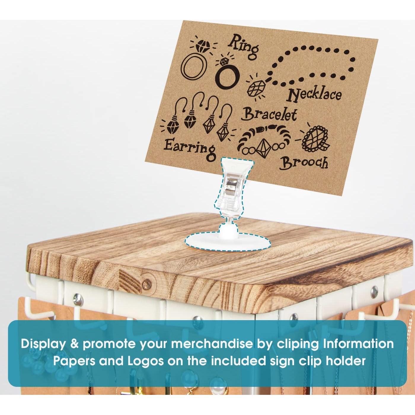 Exhibidor de Joyería J JACKCUBE DESIGN Vintage 48 Ganchos