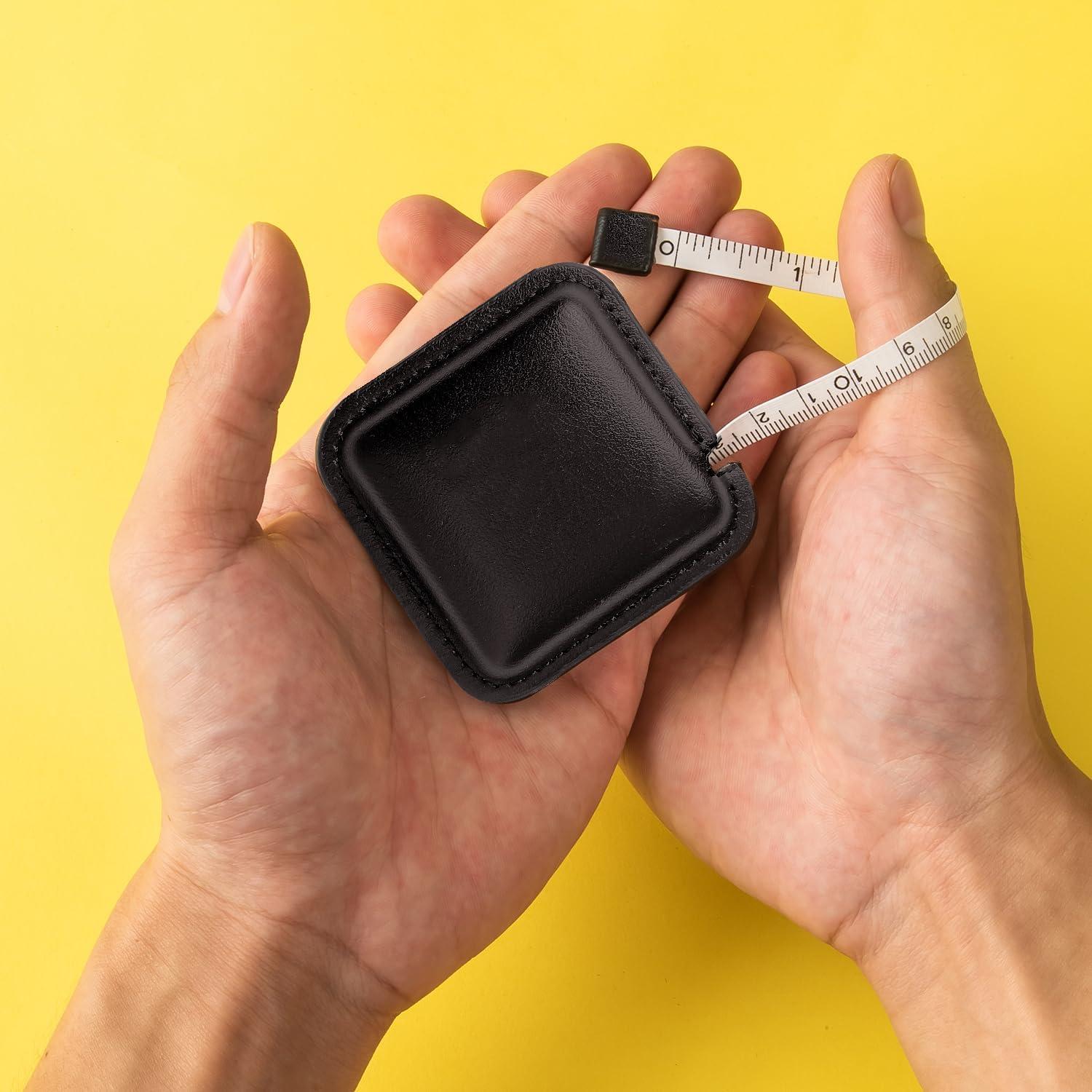 Cinta Métrica Retráctil de Cuero GZ 1.5m para Costura