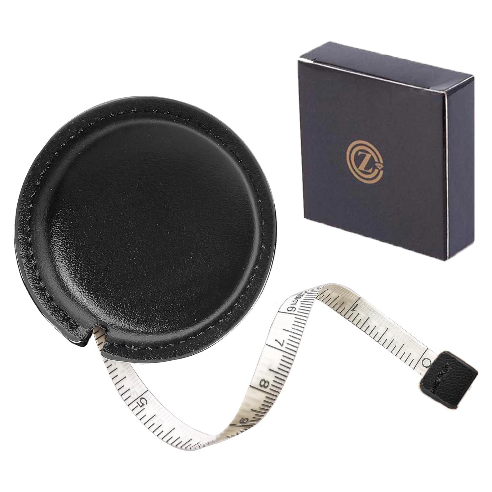 Cinta Métrica Retráctil de Cuero GZ 1.5m para Costura