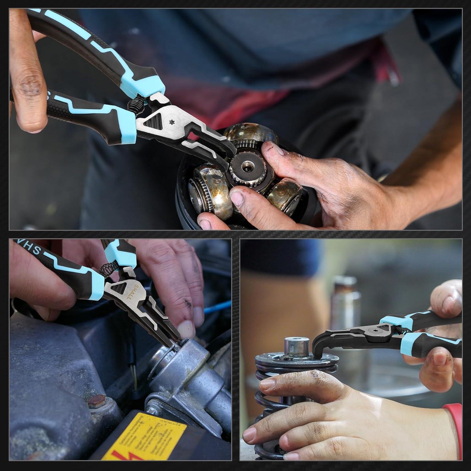 Juego de Pinzas para Anillos Snap SHALL 4 Piezas 17.78 cm