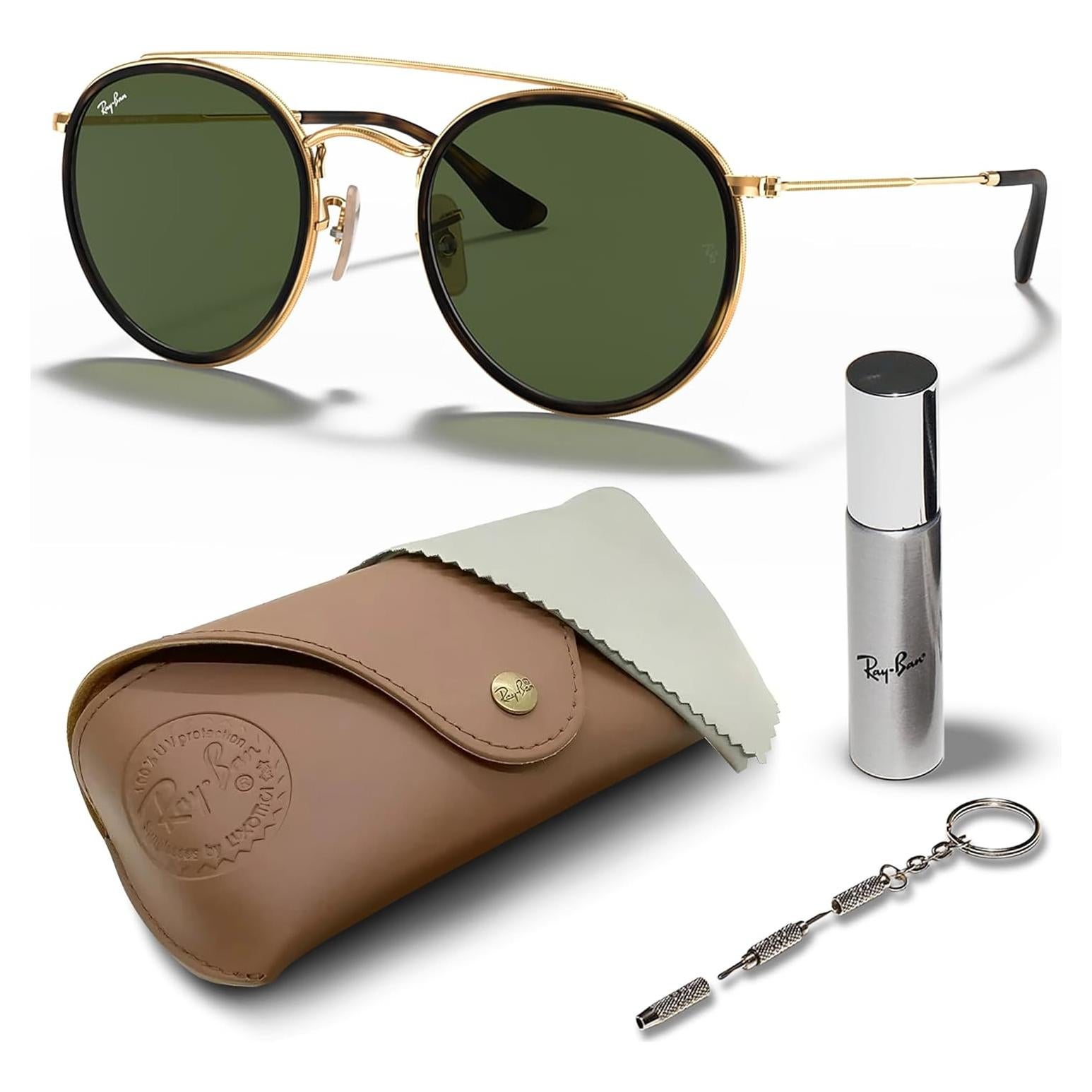 Gafas de Sol Ray-Ban RB3647N Doble Puente 51mm Verde G-15