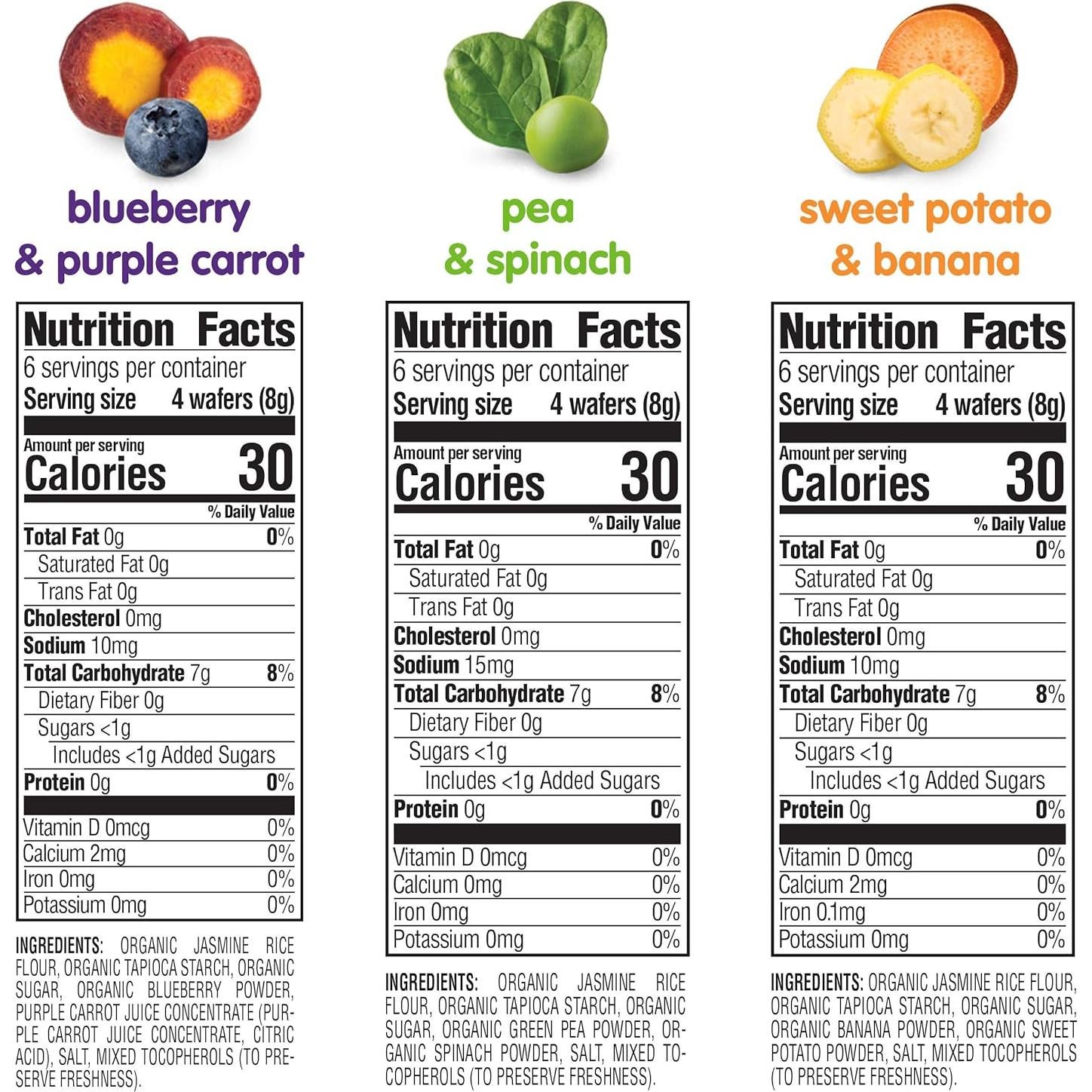 Mordedor Happy Baby Organics 12 Unidades Variedad Sabores