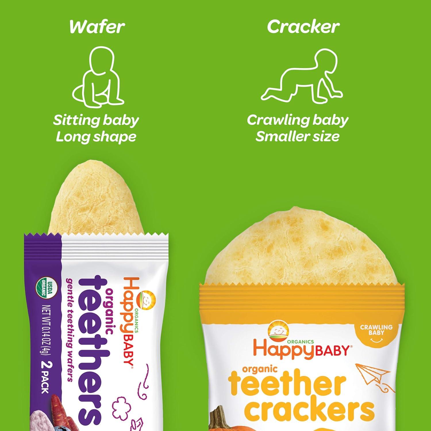 Mordedor Happy Baby Organics 12 Unidades Variedad Sabores