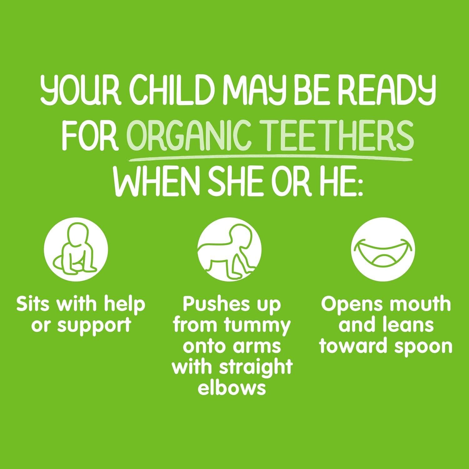 Mordedor Happy Baby Organics 12 Unidades Variedad Sabores