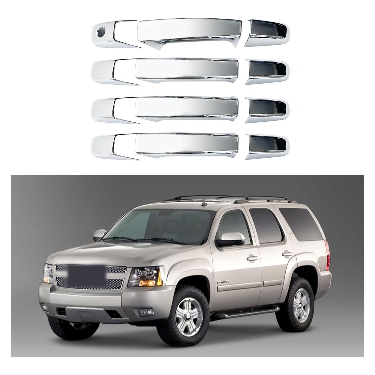 Cubiertas de Manijas de Puerta Cromo BENXUTO 07-14 Silverado