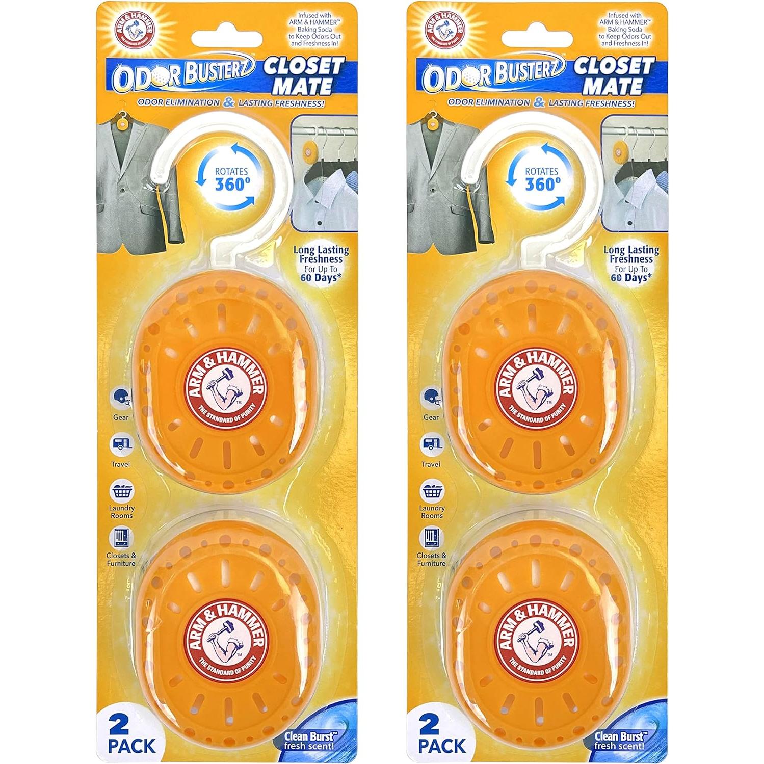 Desodorante Arm & Hammer Odor Busterz 4-Pack Clean Burst