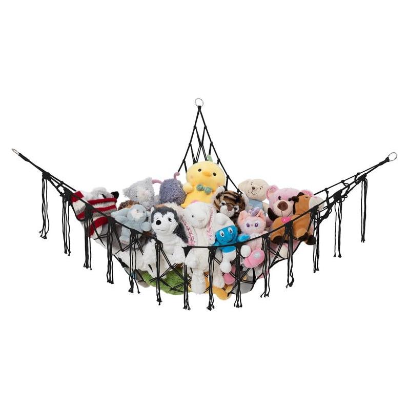 Hamaca de Macramé Lilly's Love para Animales de Peluche - Negro