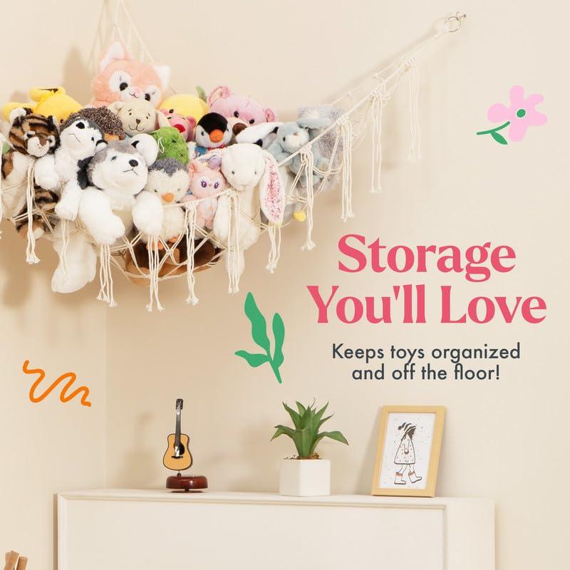 Hamaca de Macramé para Animales de Peluche Lilly's Love - Negro