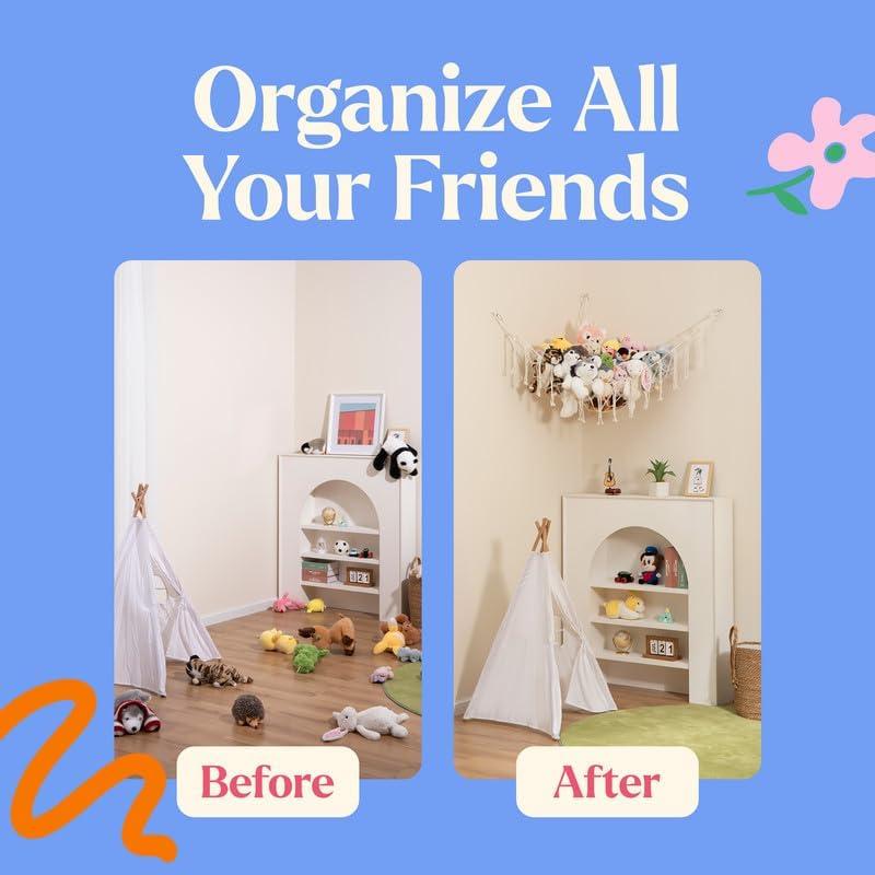 Hamaca de Macramé para Animales de Peluche Lilly's Love - Negro