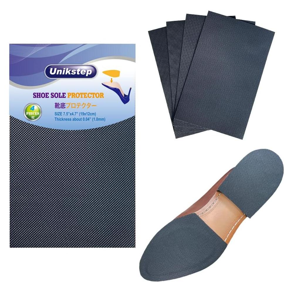 Protectores de Suela Antideslizantes Unikstep 4 Piezas Negro