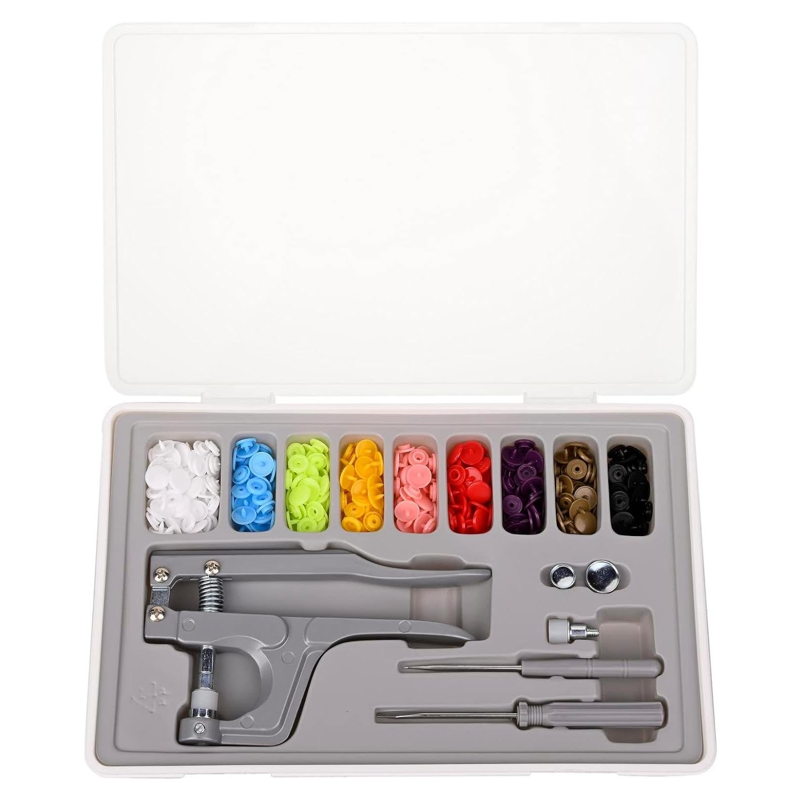 Kit de Broches de Plástico LBTEE con Alicate y 100 Juegos