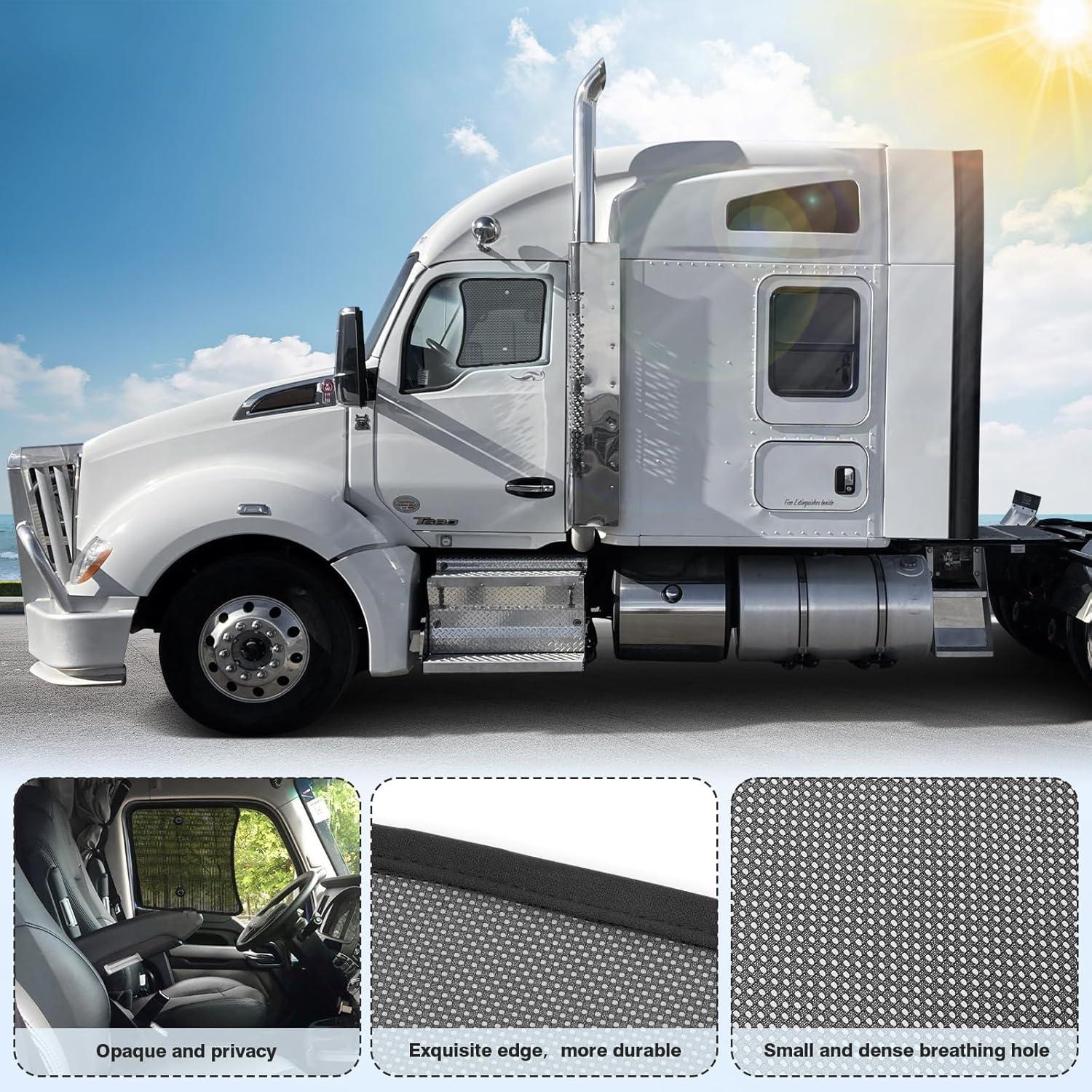 Cortina Solar KUST 2PCS para Ventana Lateral Camión 50.8x42.9cm