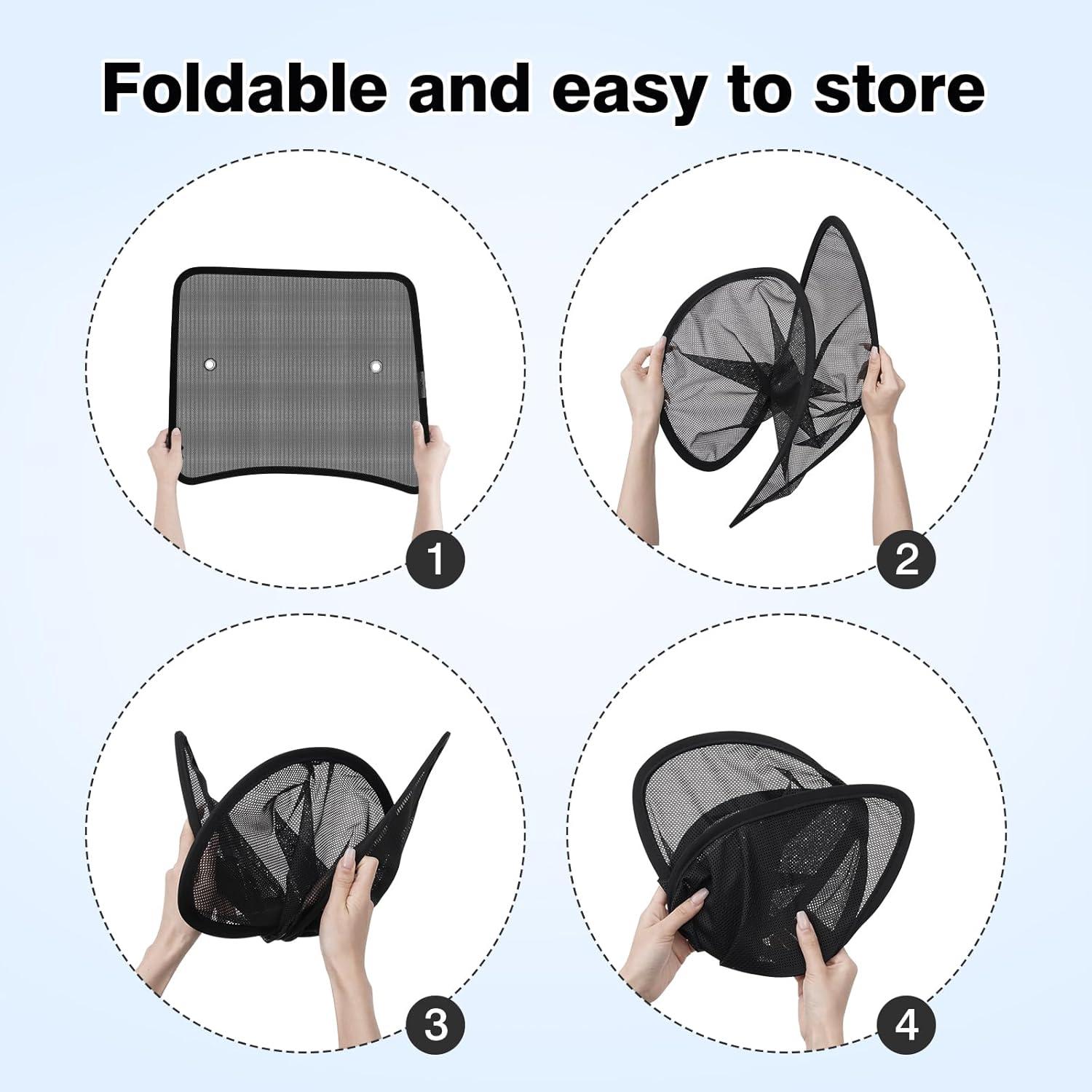 Cortina Solar KUST 2PCS para Ventana Lateral Camión 50.8x42.9cm