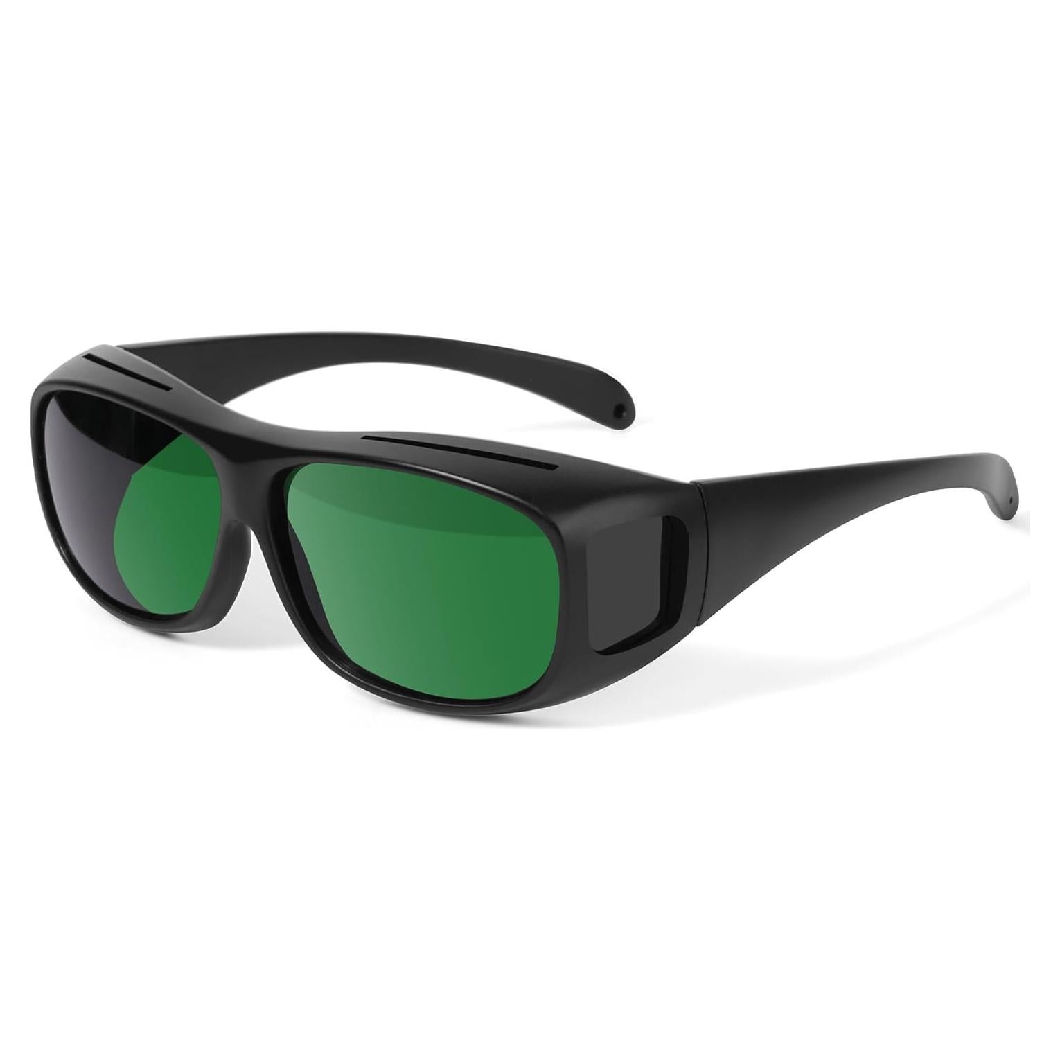 Gafas de terapia de luz roja Morfone con estuche y paño