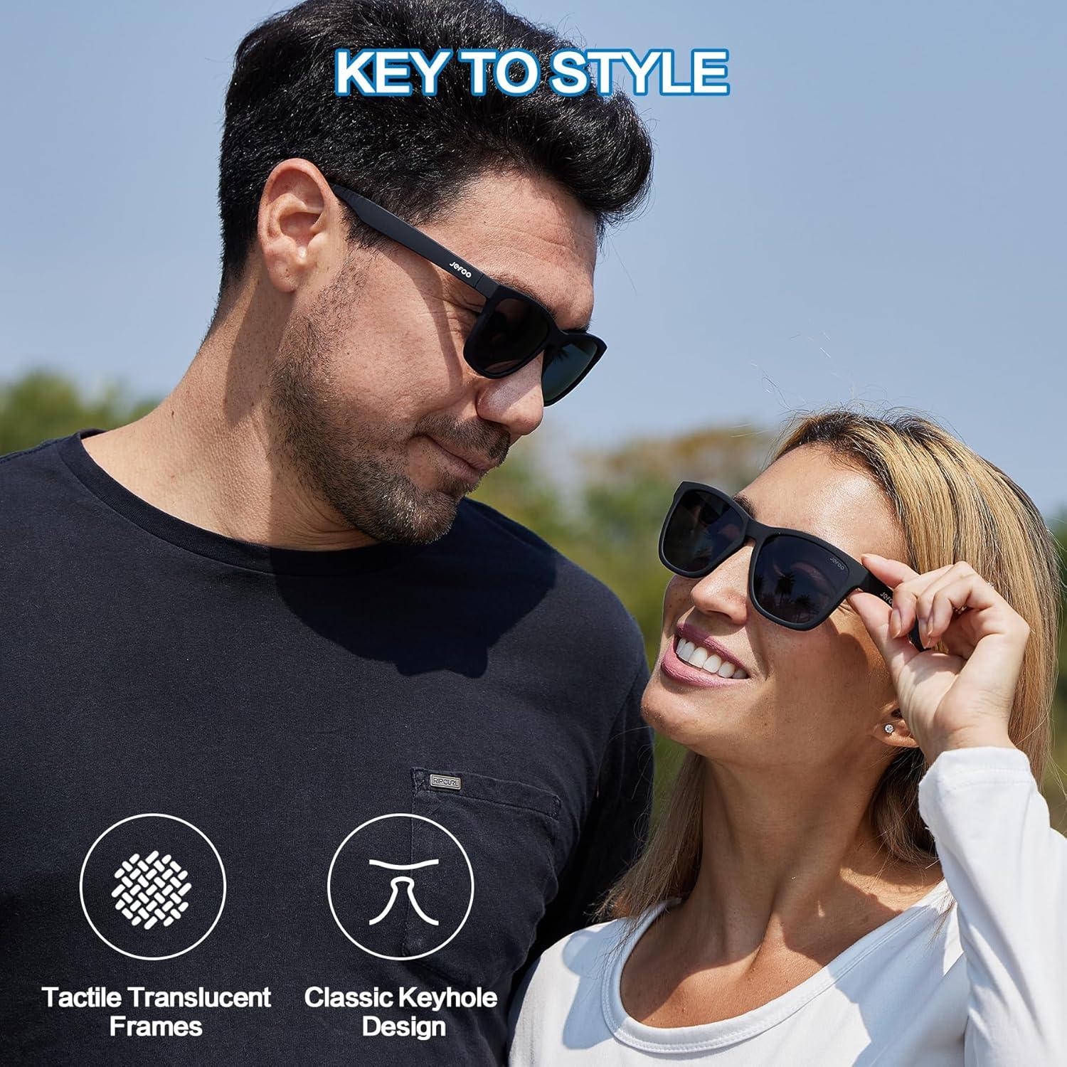 Gafas de sol deportivas Jefoo polarizadas UV400 unisex