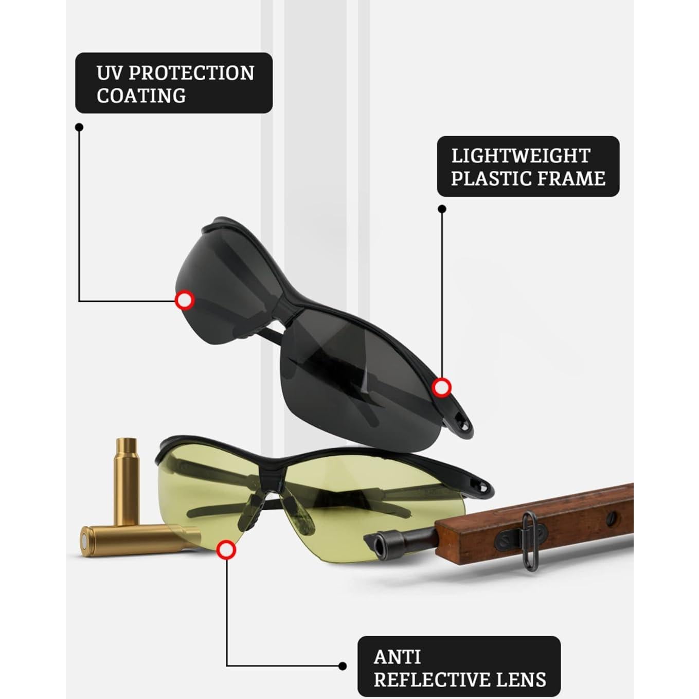 Gafas de Tiro Aqulius 3pk - Protección Ocular Táctica