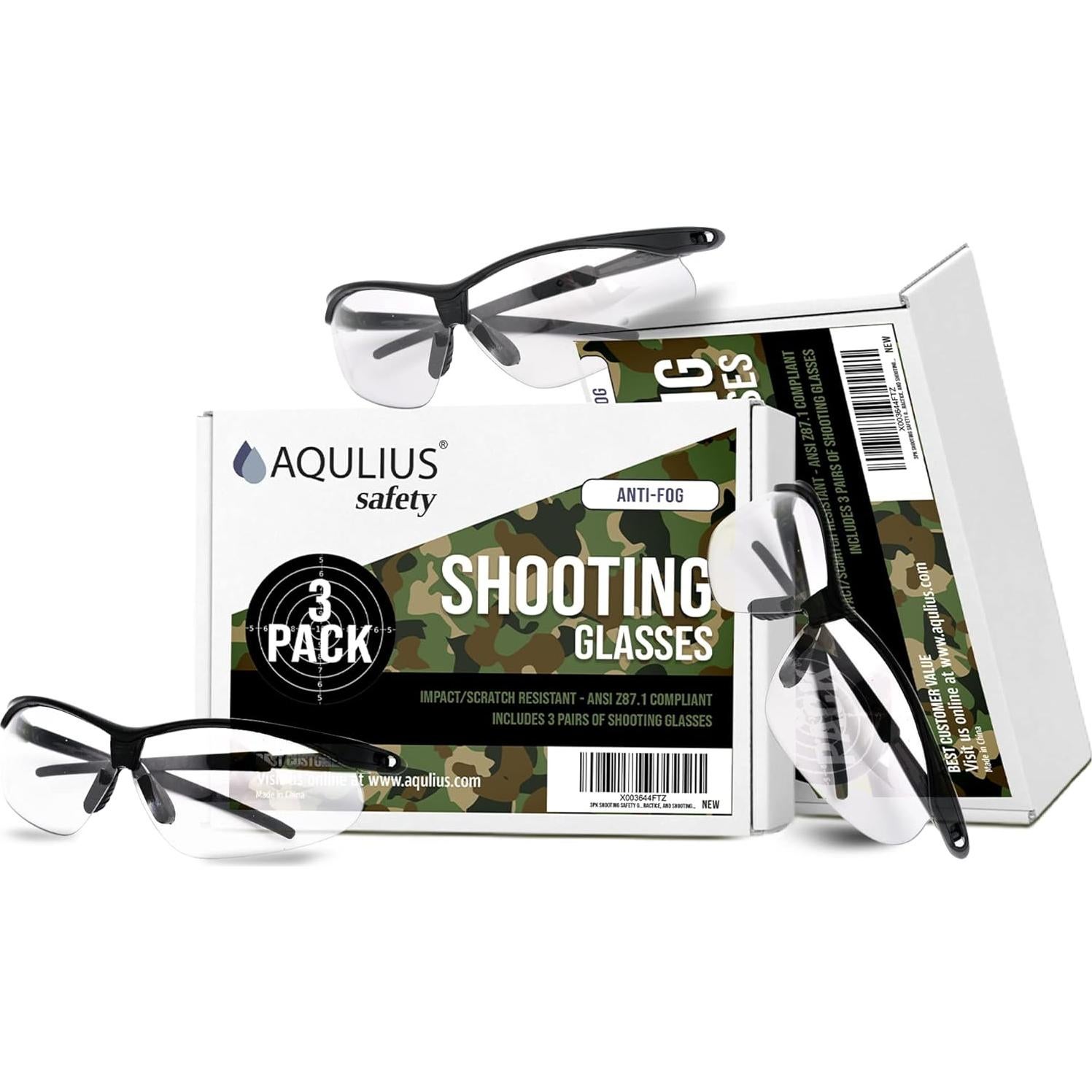 Gafas de Tiro Aqulius 3pk - Protección Ocular Táctica