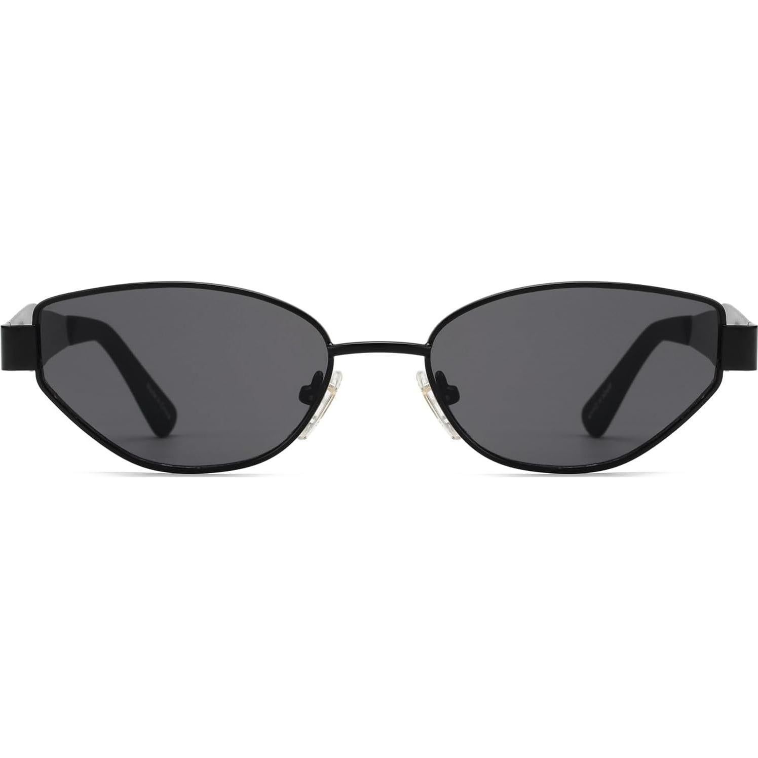 Gafas de sol cateye negras UV400 para mujer VF2249