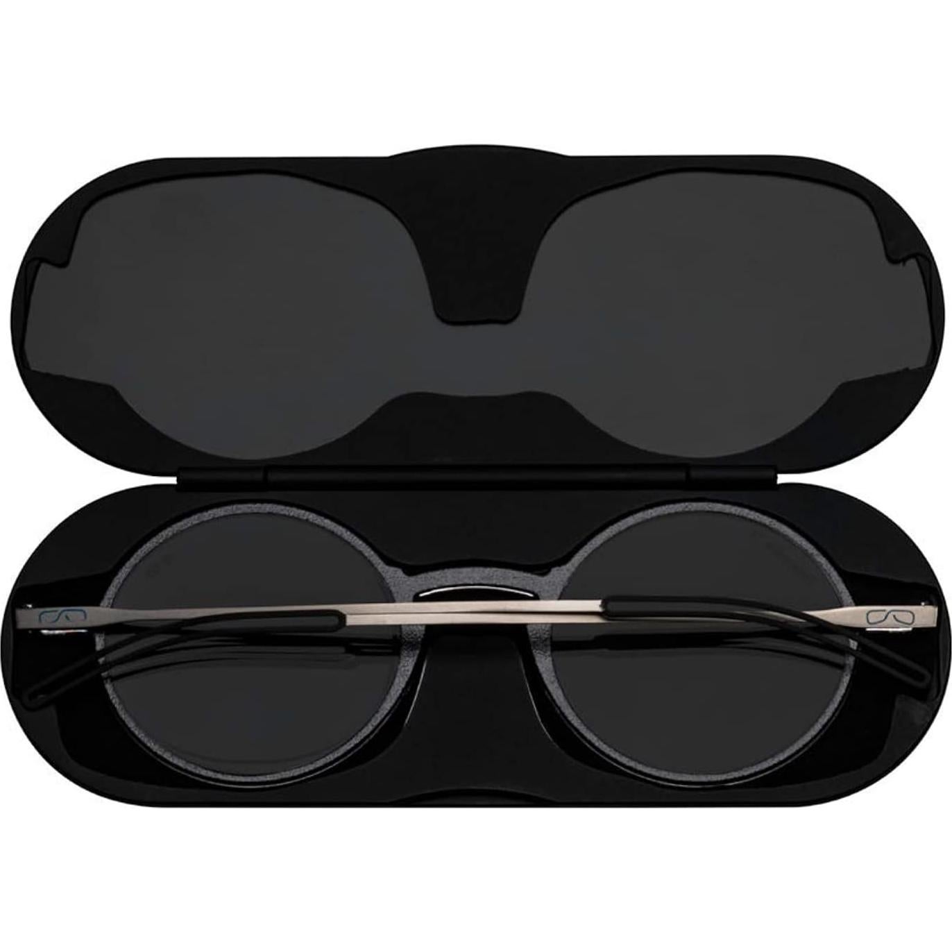 Gafas de lectura redondas ThinOptics Manhattan con bloqueo luz azul