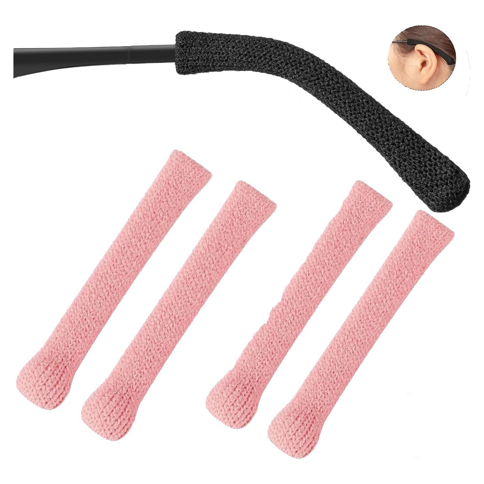 Cojines para Orejas de Gafas KECHIO Ajustables 57-100mm Rosa