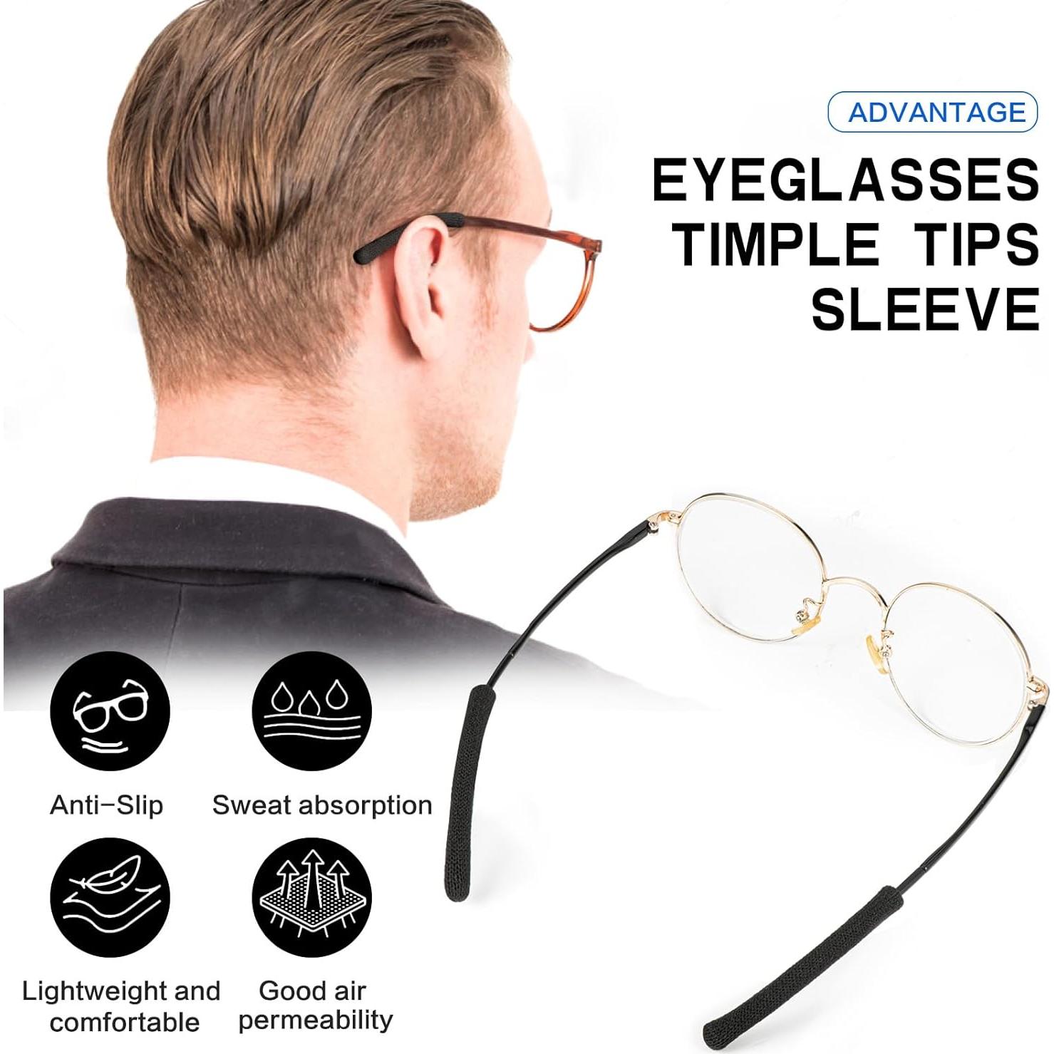 Cojines para Orejas de Gafas KECHIO Ajustables 57-100mm Rosa