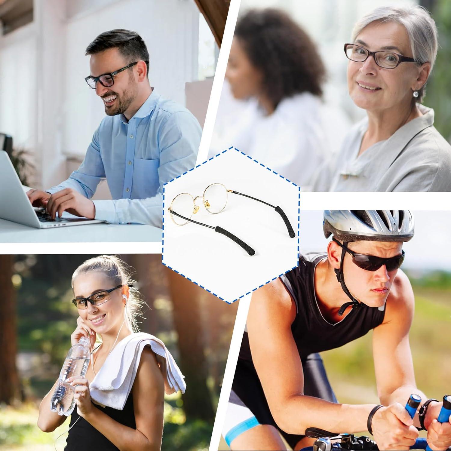 Cojines para Orejas de Gafas KECHIO Ajustables 57-100mm Rosa