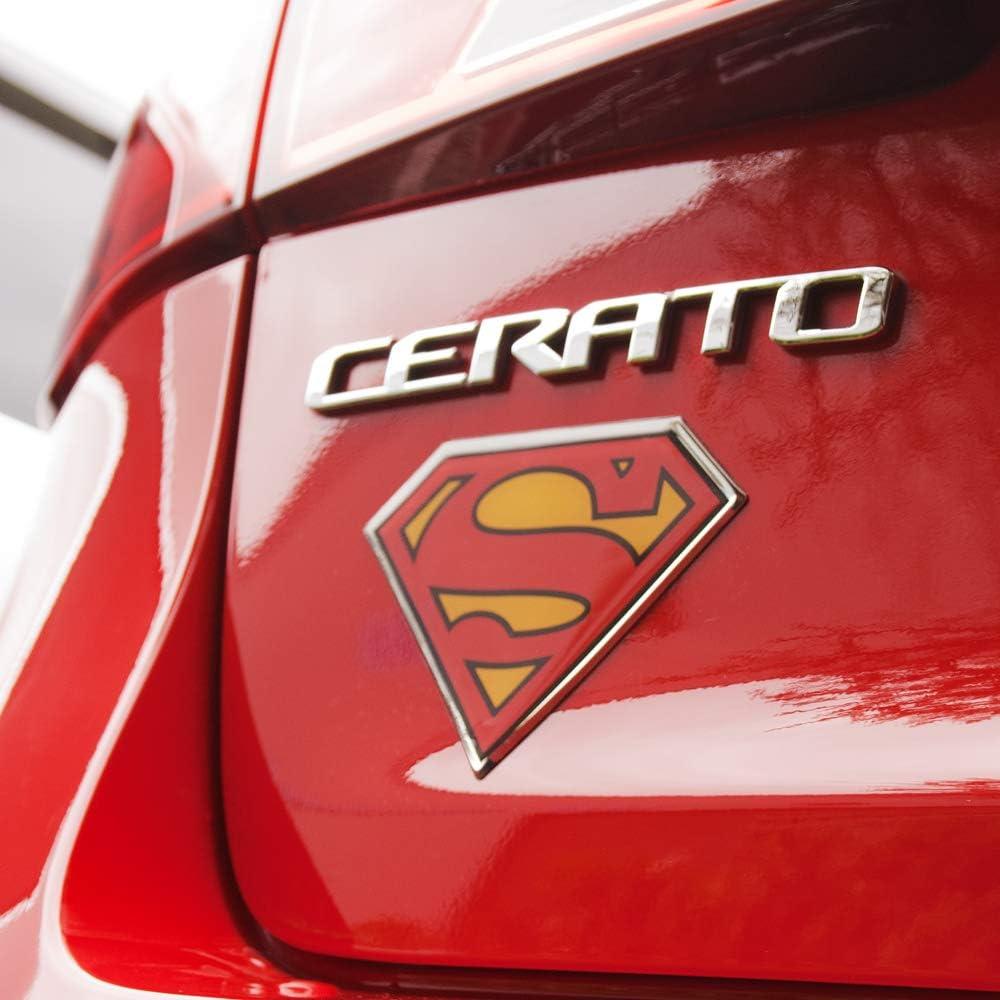 Calcomanía de Auto Fan Emblems Superman Cromo 11.18x8.64cm