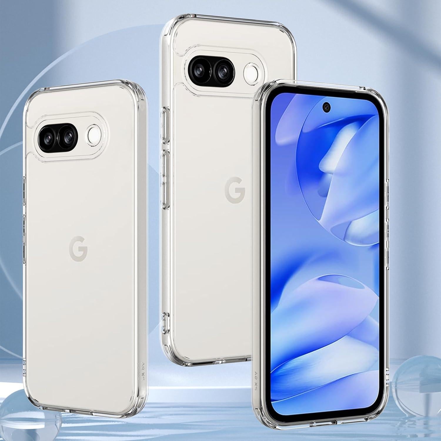 Funda Transparente Anoowkoa para Google Pixel 9a - Antiamarillamiento y A Prueba de Golpes