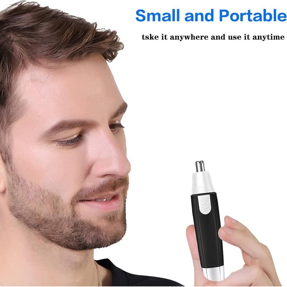 Recortador de Vello Nasal y Facial MOVOZIN Negro