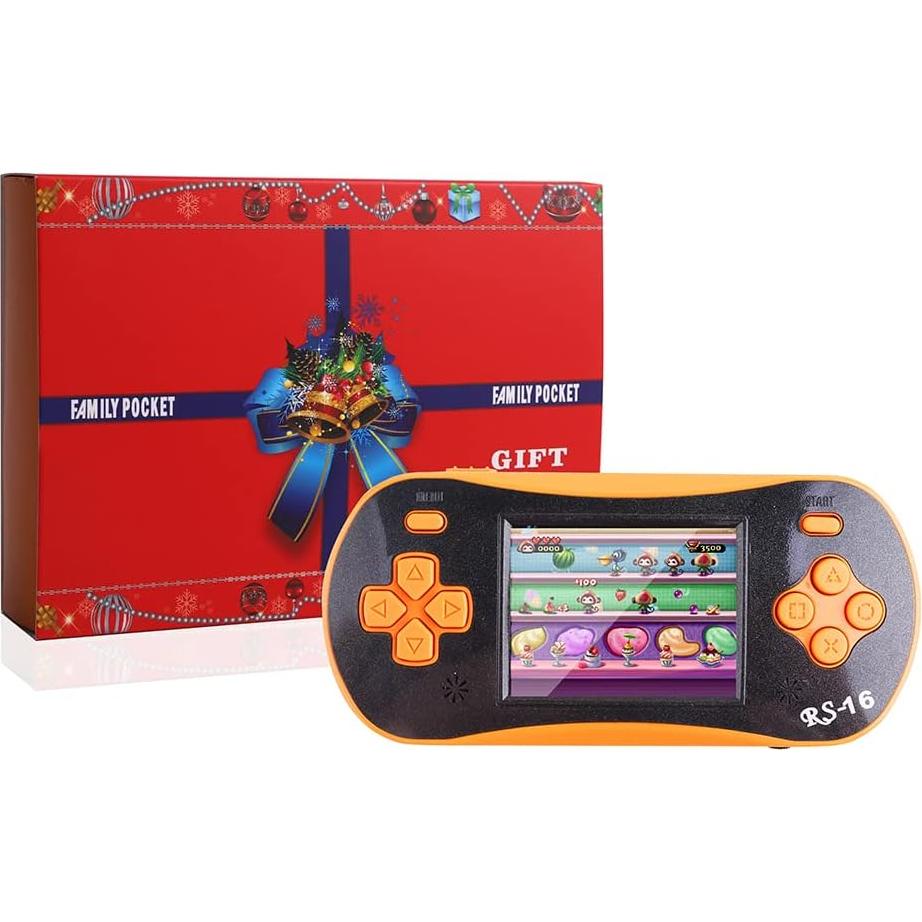 Controlador de Juego Portátil FAMILY POCKET RS16 260 Juegos LCD 6.35cm