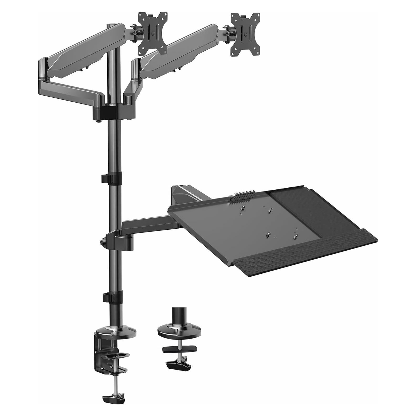 Soporte Doble para Monitores VIVO STAND-SIT2B Ajustable 83.82x66.04cm