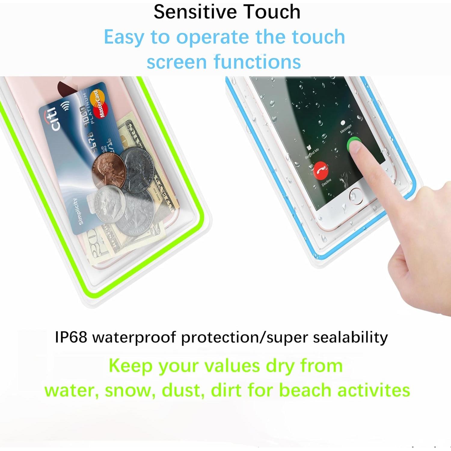 Funda Impermeable Universal GLBSUNION 4 Piezas hasta 19 cm