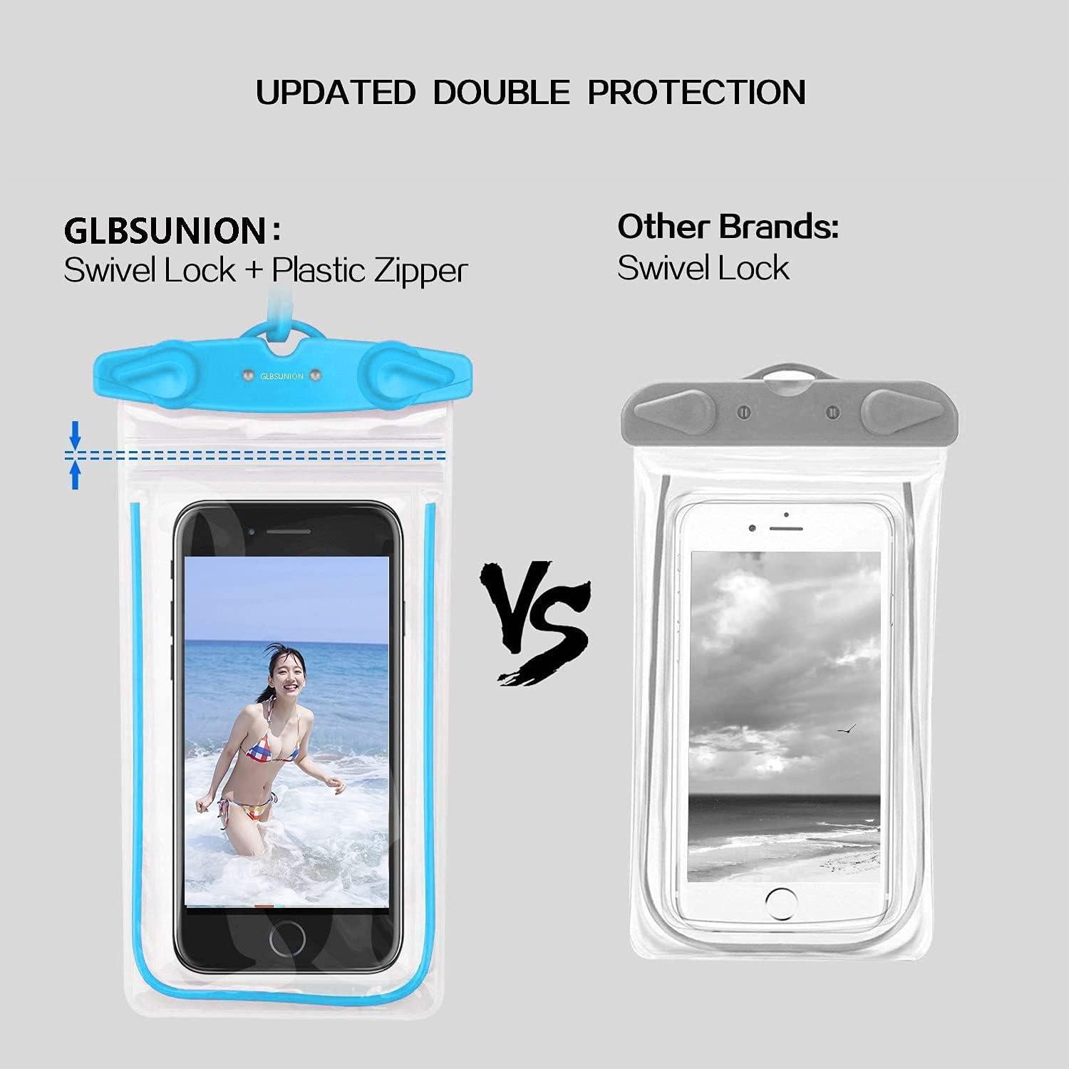 Funda Impermeable Universal GLBSUNION 4 Piezas hasta 19 cm