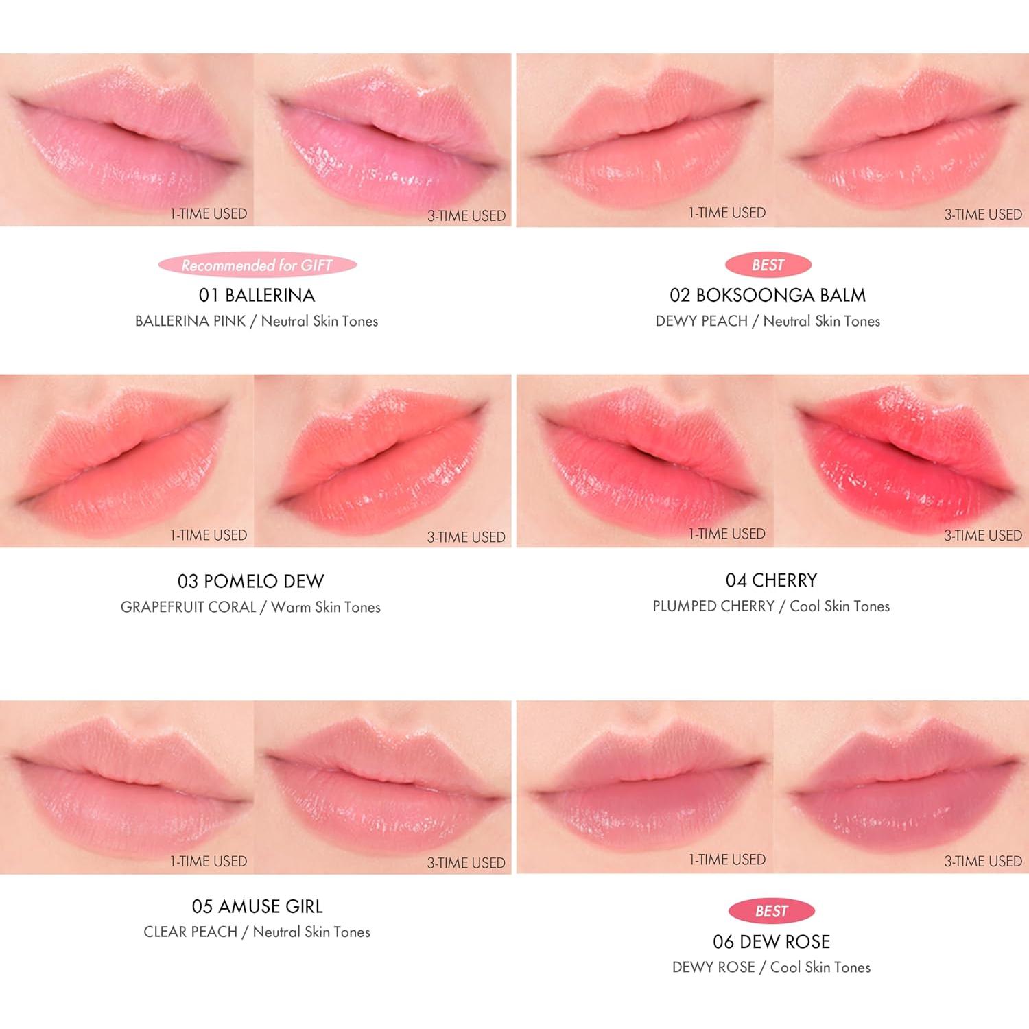 Bálsamo Labial Amuse Seoul Dew 01 Ballerina 9.29x3.40cm