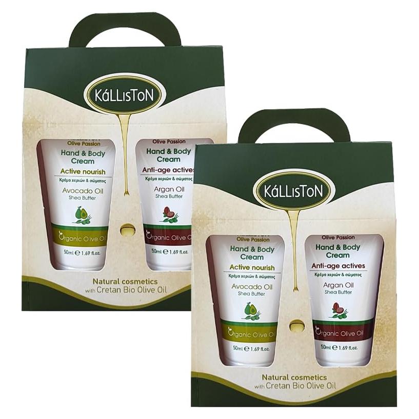 Juego de Cremas Hidratantes Kalliston 48g Aceite de Oliva