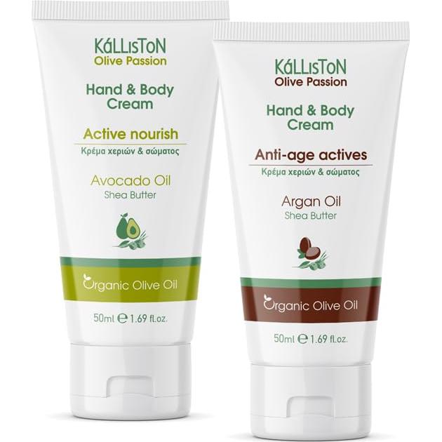 Juego de Cremas Hidratantes Kalliston 48g Aceite de Oliva