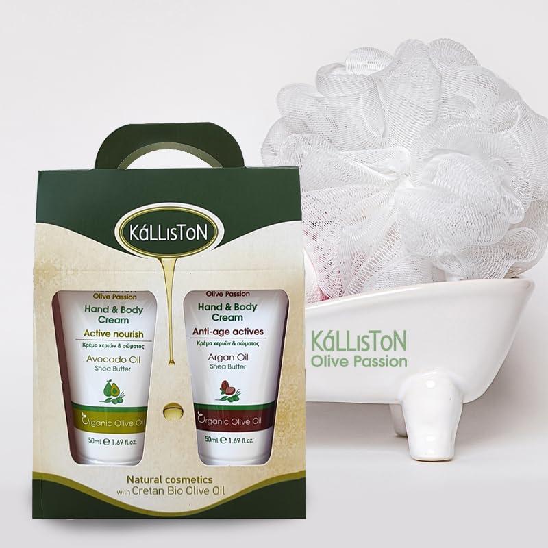 Juego de Cremas Hidratantes Kalliston 48g Aceite de Oliva