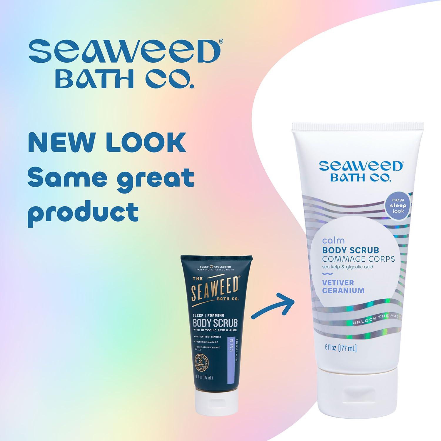 Exfoliante Corporal Calmante Seaweed Bath Co. 170g Vetiver Geranio