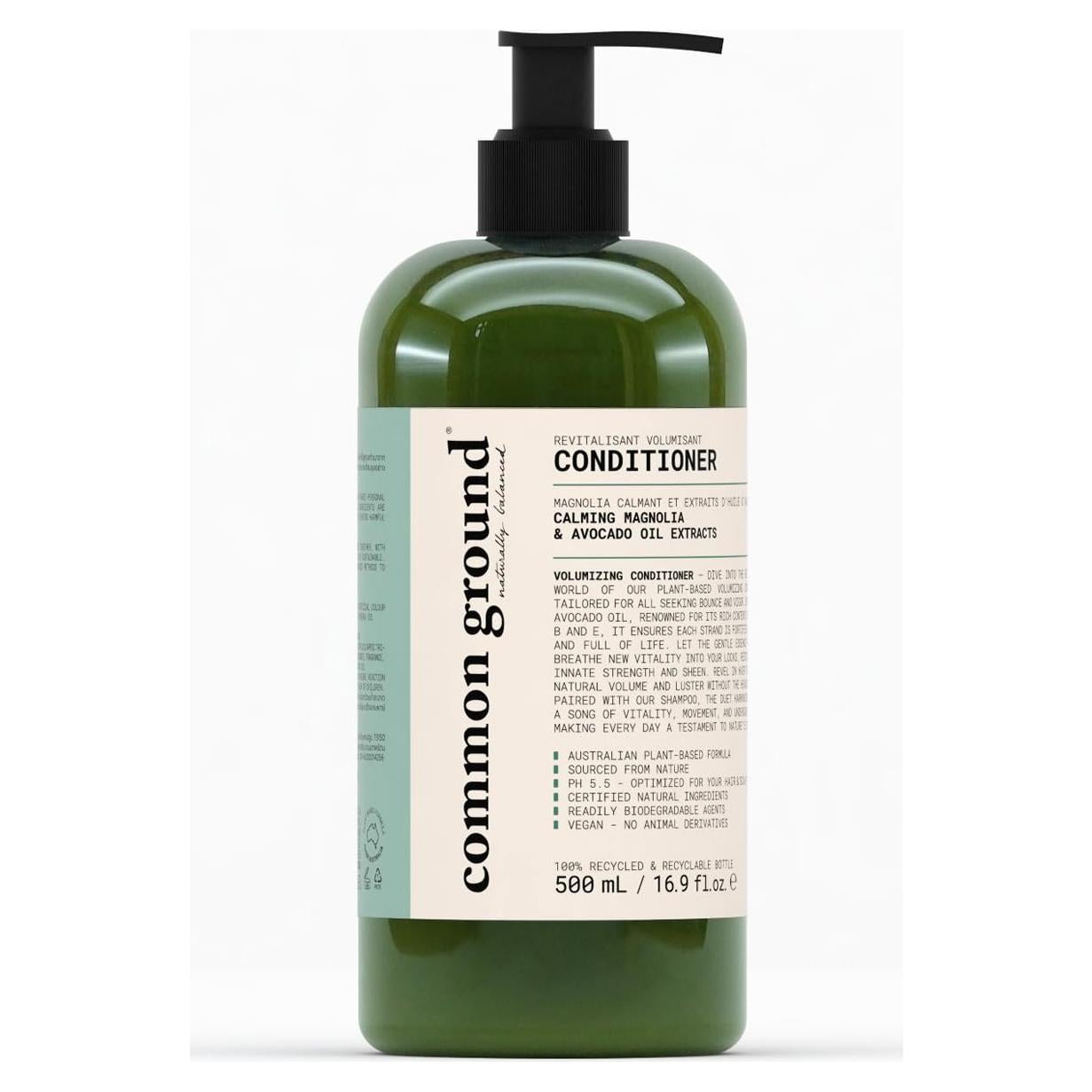 Acondicionador Voluminizador Orgánico Common Ground 500ml