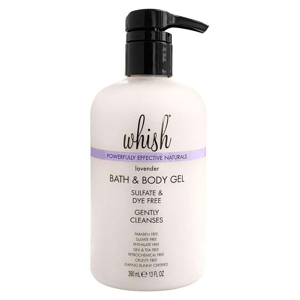 Gel de Baño Whish Beauty 384 ml - Hidratante Lavanda Piel Sensible